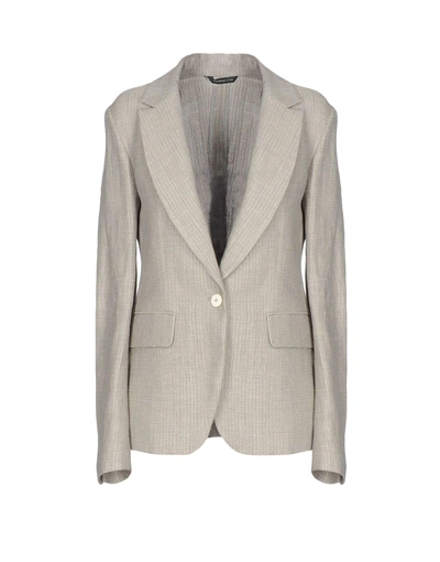 Shop Tonello Blazer In Grey