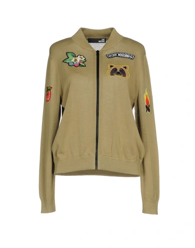 Shop Love Moschino In Military Green