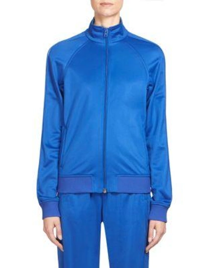 Shop Givenchy Electric Track Jacket In Electric Blue