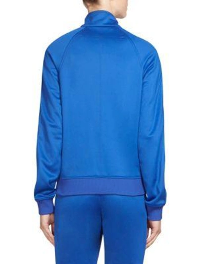 Shop Givenchy Electric Track Jacket In Electric Blue