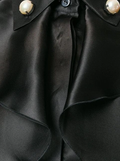 Shop Stefano De Lellis Ruffled Shirt - Black