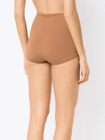 Shop À La Garçonne High Waisted Briefs In Brown