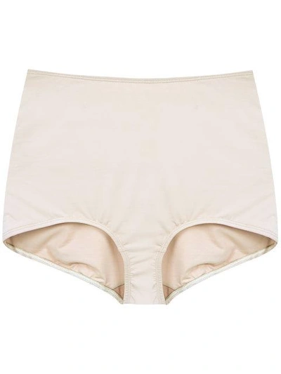 Shop À La Garçonne High Waisted Briefs In Neutrals