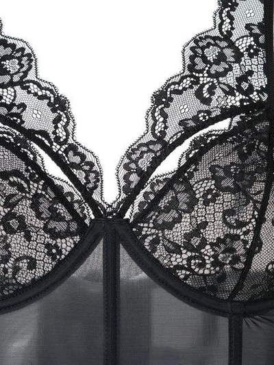 Shop À La Garçonne Lace Bra In Black