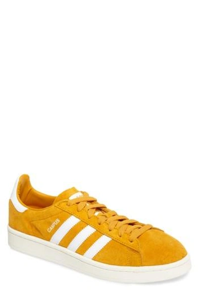 Shop Adidas Originals Campus Sneaker In Tactile Yellow/ White/ Chalk