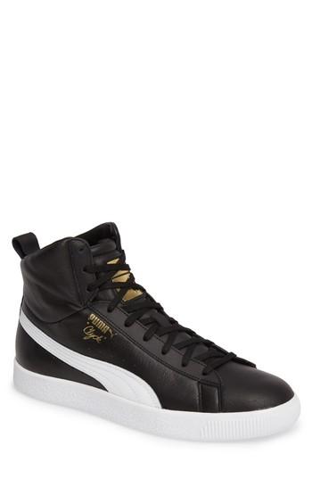 puma men's clyde core mid sneaker