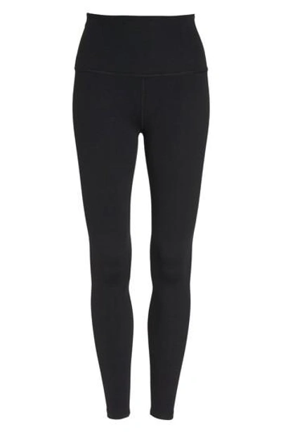 Shop Beyond Yoga High Waist Leggings In Jet Black