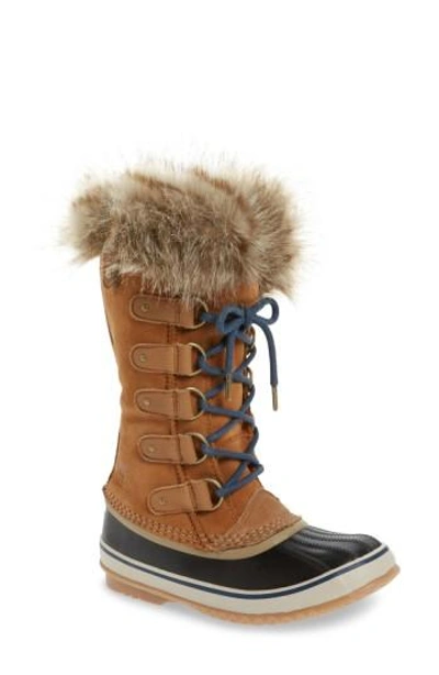 Shop Sorel 'joan Of Arctic' Waterproof Snow Boot In Elk