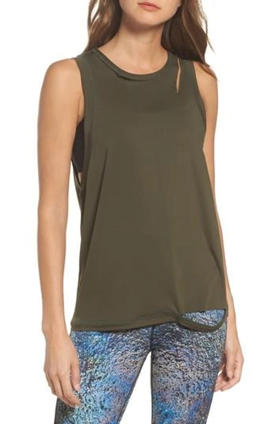 Shop Alala Carve Tank In Army