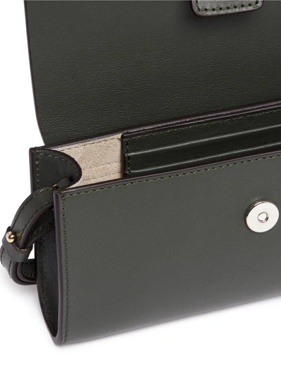 Shop Chloé 'faye' Suede Flap Leather Crossbody Wallet