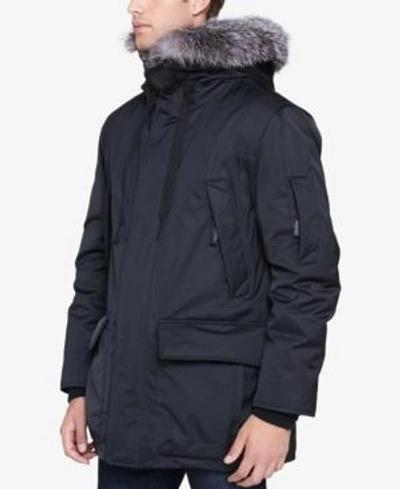 Shop Andrew Marc Men's Explorer Parka In Black