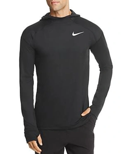Shop Nike Dry Element Hooded Pullover In Black
