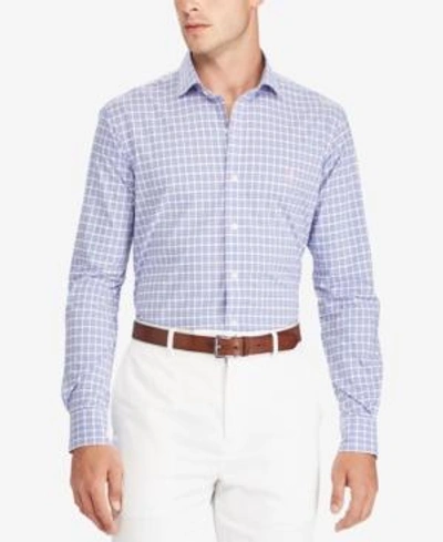 Shop Polo Ralph Lauren Men's Classic-fit Shirt In Powder Blue/petal