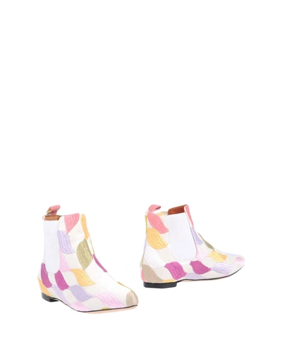 Shop Bams Ankle Boot In White