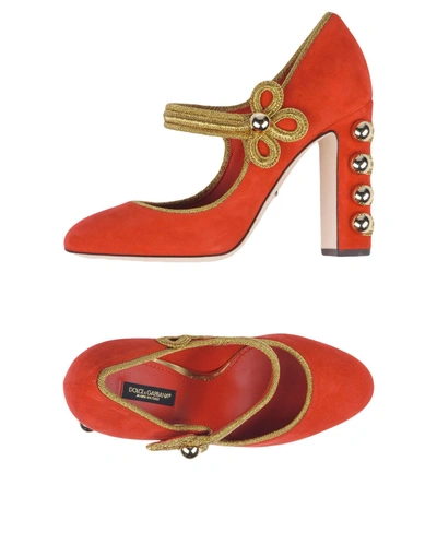 Shop Dolce & Gabbana Pump In Red