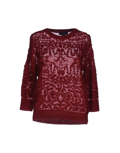 Shop Twinset Sweater In Brick Red