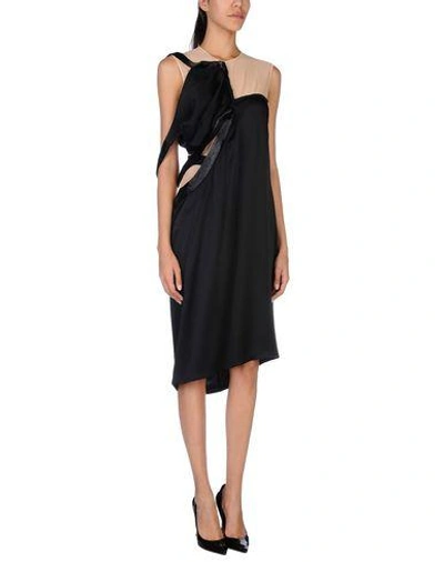 Shop Maison Margiela Short Dresses In Black