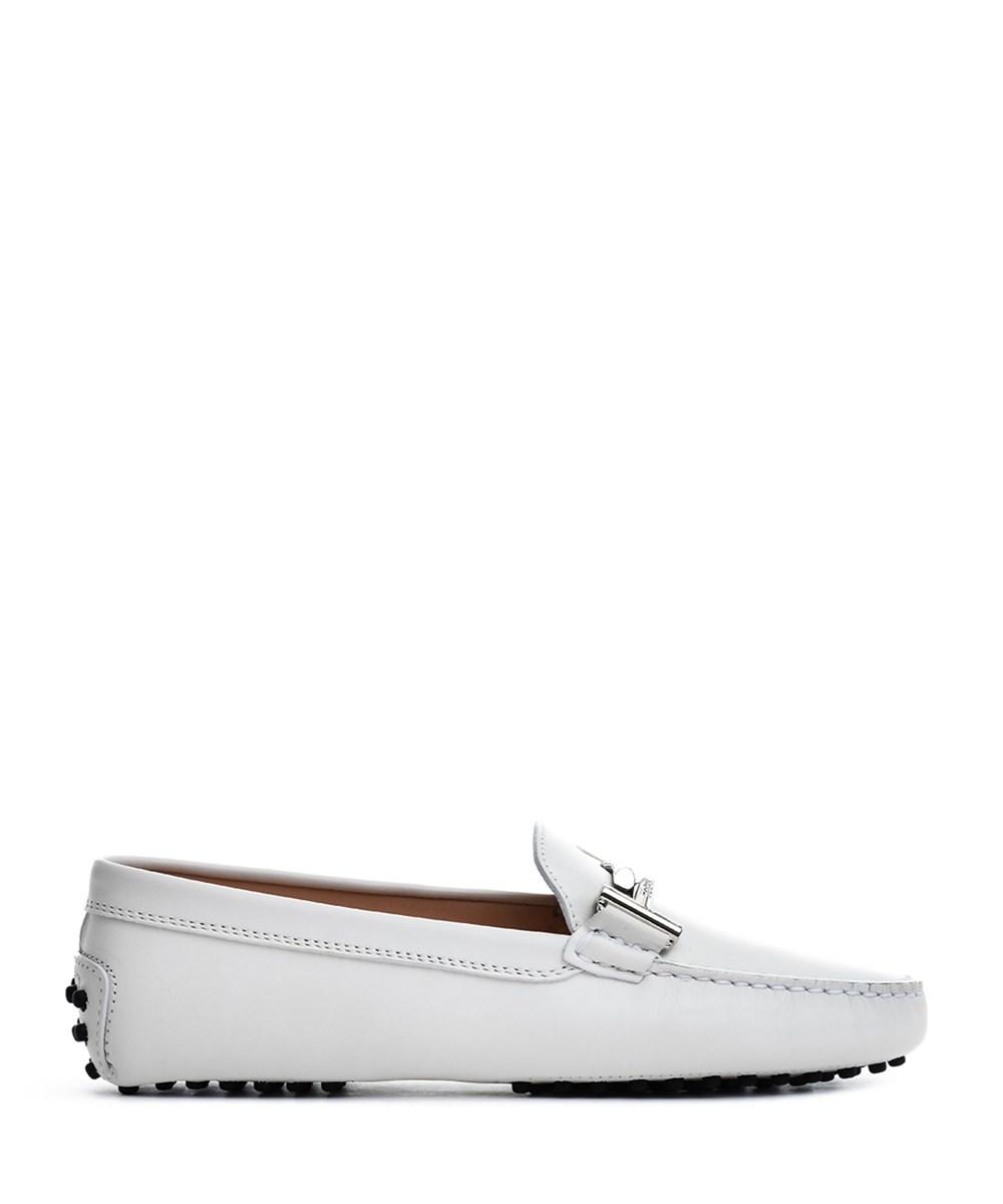 women's silver leather loafers