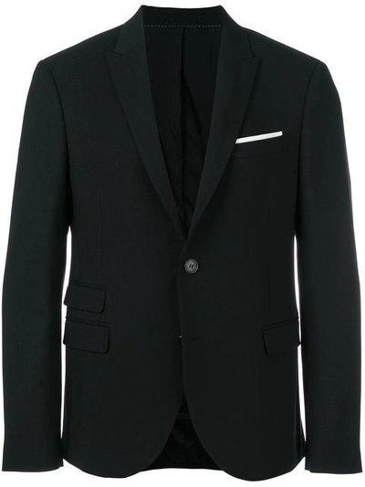 Shop Neil Barrett Formal Blazer In Black