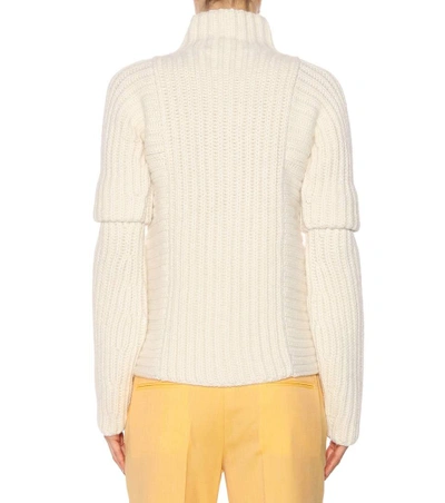 Shop Victoria Beckham Alpaca And Wool Sweater In White