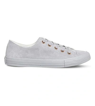 Spelling Halve cirkel Portier Converse Ctas Gemma Leather Low-top Trainers In Ash Grey Rose Gold |  ModeSens