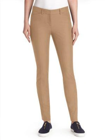 Shop Lafayette 148 Manhattan Skinny Pants In Cammello