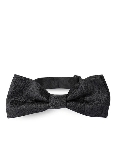 Shop Philipp Plein Bow Tie "charles" In Dark Grey