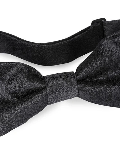 Shop Philipp Plein Bow Tie "charles" In Dark Grey