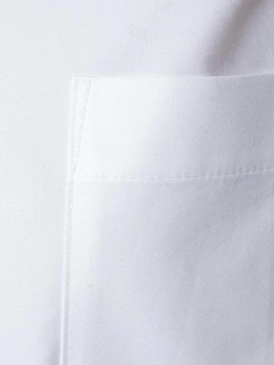 Shop Vejas Flared Sleeve Shirt In White