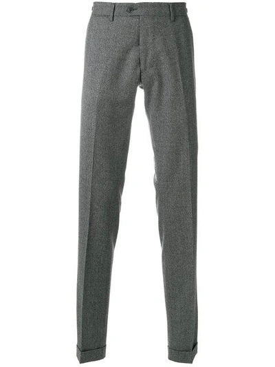 Shop Berwich Slim Fit Trousers In Grey