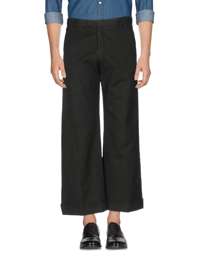 Shop Dries Van Noten Casual Pants In Dark Green