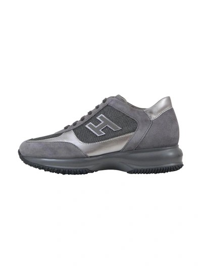 Shop Hogan Grey Interactive Sneaker