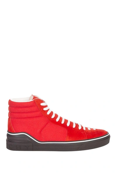 Shop Givenchy Sneakers In Rosso Nero