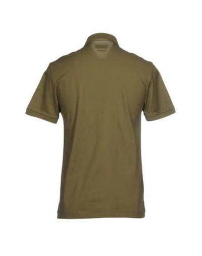 Shop Ballantyne Polo Shirt In Military Green