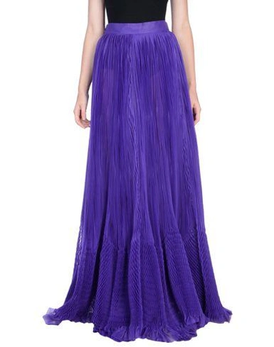 Shop Dsquared2 Maxi Skirts In Purple