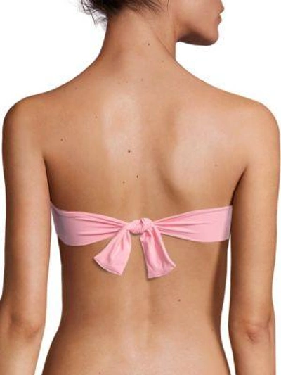 Shop Melissa Odabash Martinique Bandeau Bikini Top In Denim