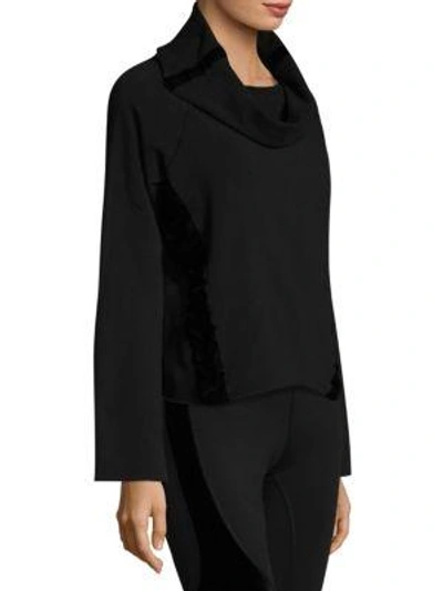 Riki Kimono sleeve Sweatshirt In Black