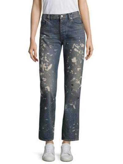 Shop Helmut Lang Re-edition Capsule Splatter Paint Jeans In Paint Splatter