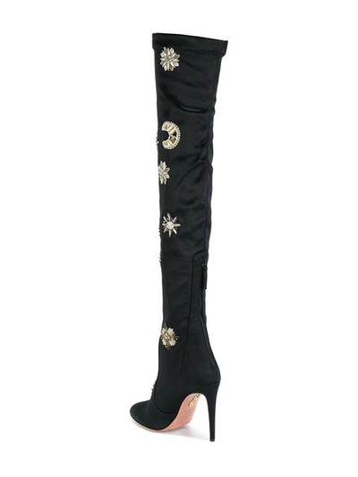 Shop Aquazzura Dorado Boots