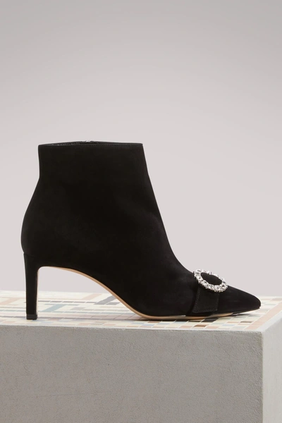 Shop Jimmy Choo Hanover 65 Ankle Boots In Black