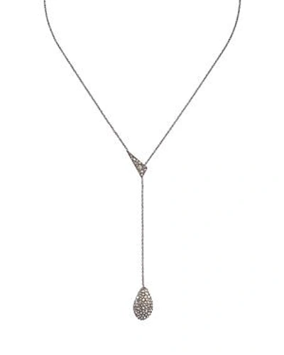 Shop Alexis Bittar Lariat Pave Shard Necklace, 24 In Multi