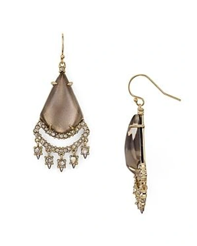Shop Alexis Bittar Crystal Lace Chandelier Earrings In Multi
