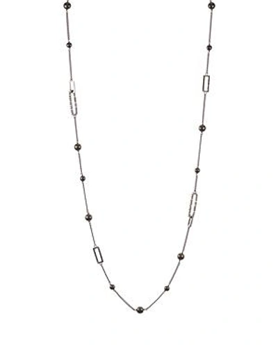 Shop Alexis Bittar Swarovski Crystal Encrusted Link Necklace, 34 In Multi