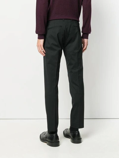 Entre Amis Tailored Trousers In Black