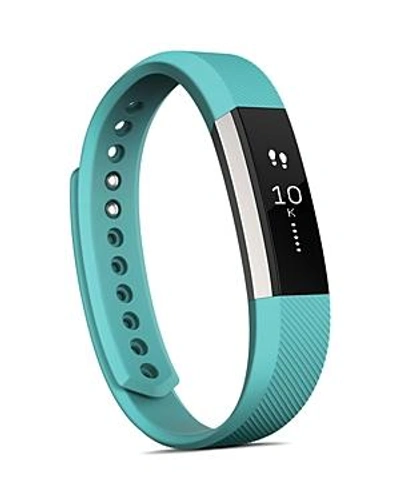 Shop Fitbit Alta Fitness Wristband In Teal
