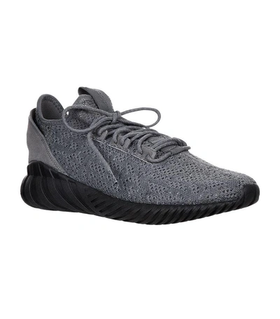 Sandalias Húmedo Estéril Adidas Originals Adidas Tubular Doom Sneaker In Primeknit Suede And Fabric  In Gray | ModeSens