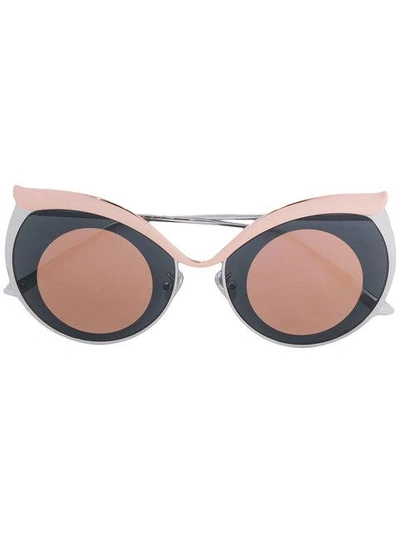 Shop Boucheron Cat-eye Sunglasses In 001