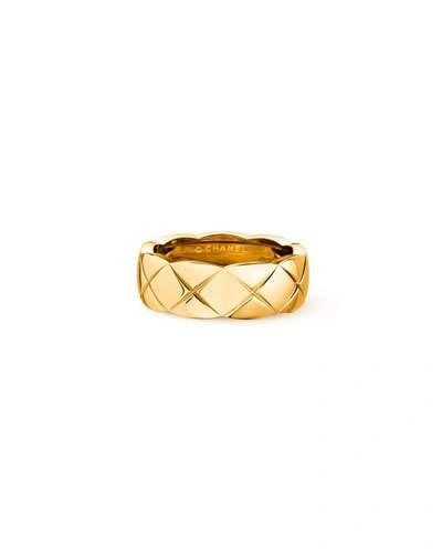 Pre-owned Chanel Coco Crush Ring In 18k Yellow Gold, Small Version ...