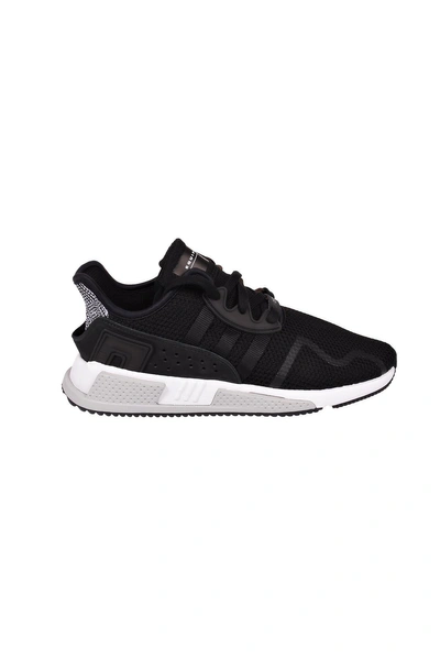 Shop Adidas Originals Eqt Cushion Adv Sneakers In Core Black