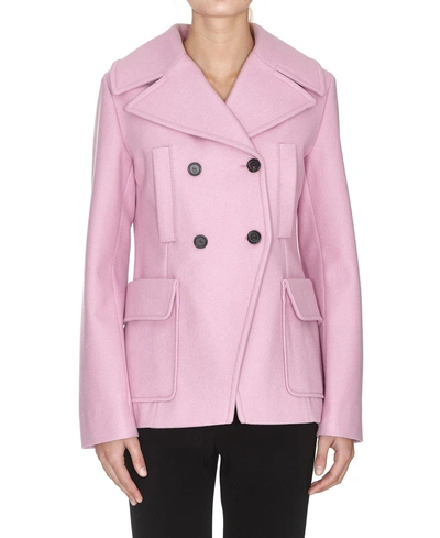 Shop Valentino Coat In Cherry Blossom